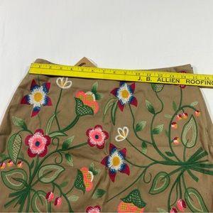 Tahar ASL Floral Embrodered Te Wast A-Lne Sleeveless Md Dress | Dllard's